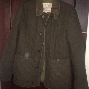 Jack Wills Olive Green Quilted Jacket